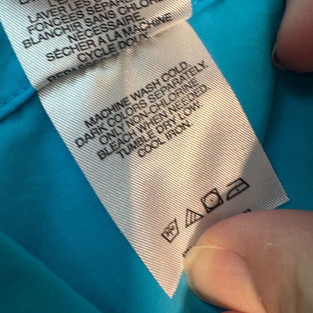 Nautica Blue Nylon Shorts Size Medium - Picture 8 of 8